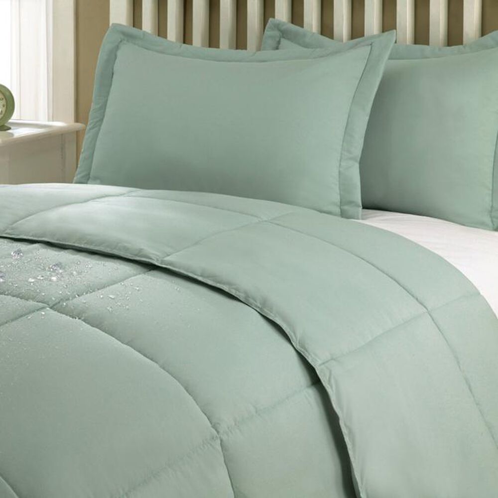 Epoch Hometex Nanofibre Full/Queen Comforter in Sage, , large