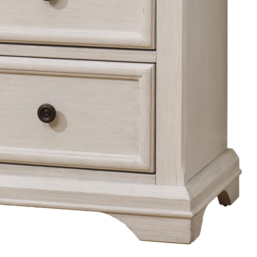 Sorelle Portofino 2-Drawer Nightstand in Brushed Ivory, , large