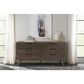 Blue River Astoria 6-Drawer Dresser in Dark Brown, , large