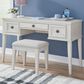 Ashley Robbinsdale Vanity with Stool in Antique White, , large