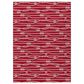 Dalyn Rug Company Harbor Contemporary 3" x 5" Red Indoor/Outdoor Area Rug, , large