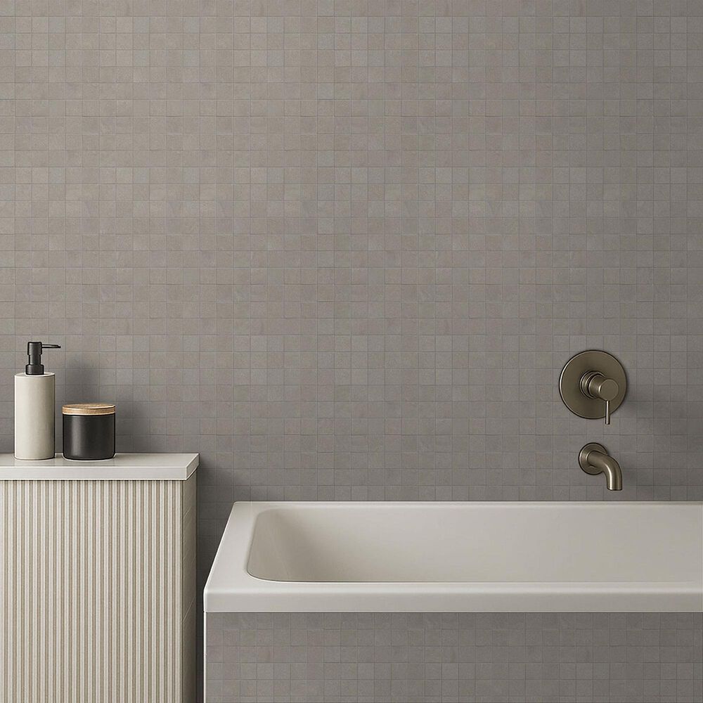 MS International Elbe Ash 2" x 2" Square on 12" x 12" Lappato Porcelain Mosaic Sheet, , large