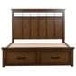 Ashley Taffenbrook 4-Piece King Storage Bedroom Set in Medium Brown and Black, , large