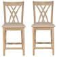 Linon Home Decor Maggie Counter Stool in Natural (Set of 2), , large