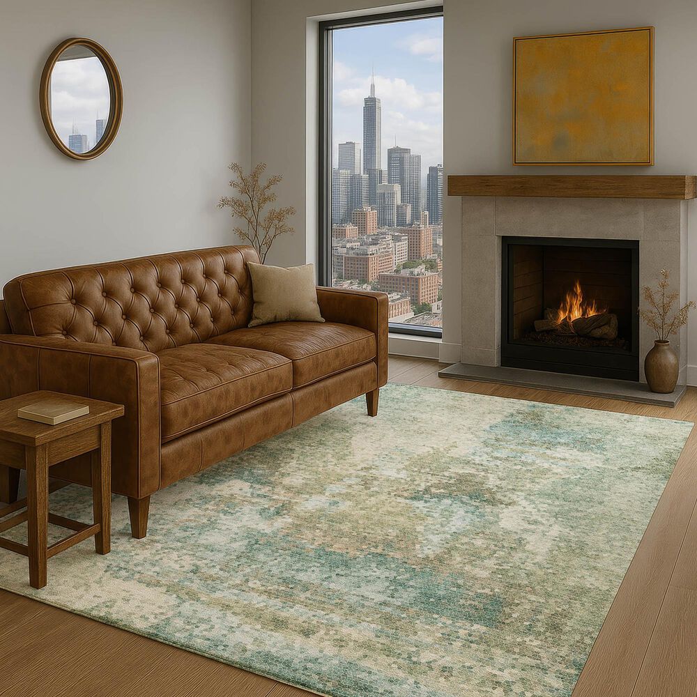 Dalyn Rug Company Lumara Seafoam 10' x 14' Area Rug, , large