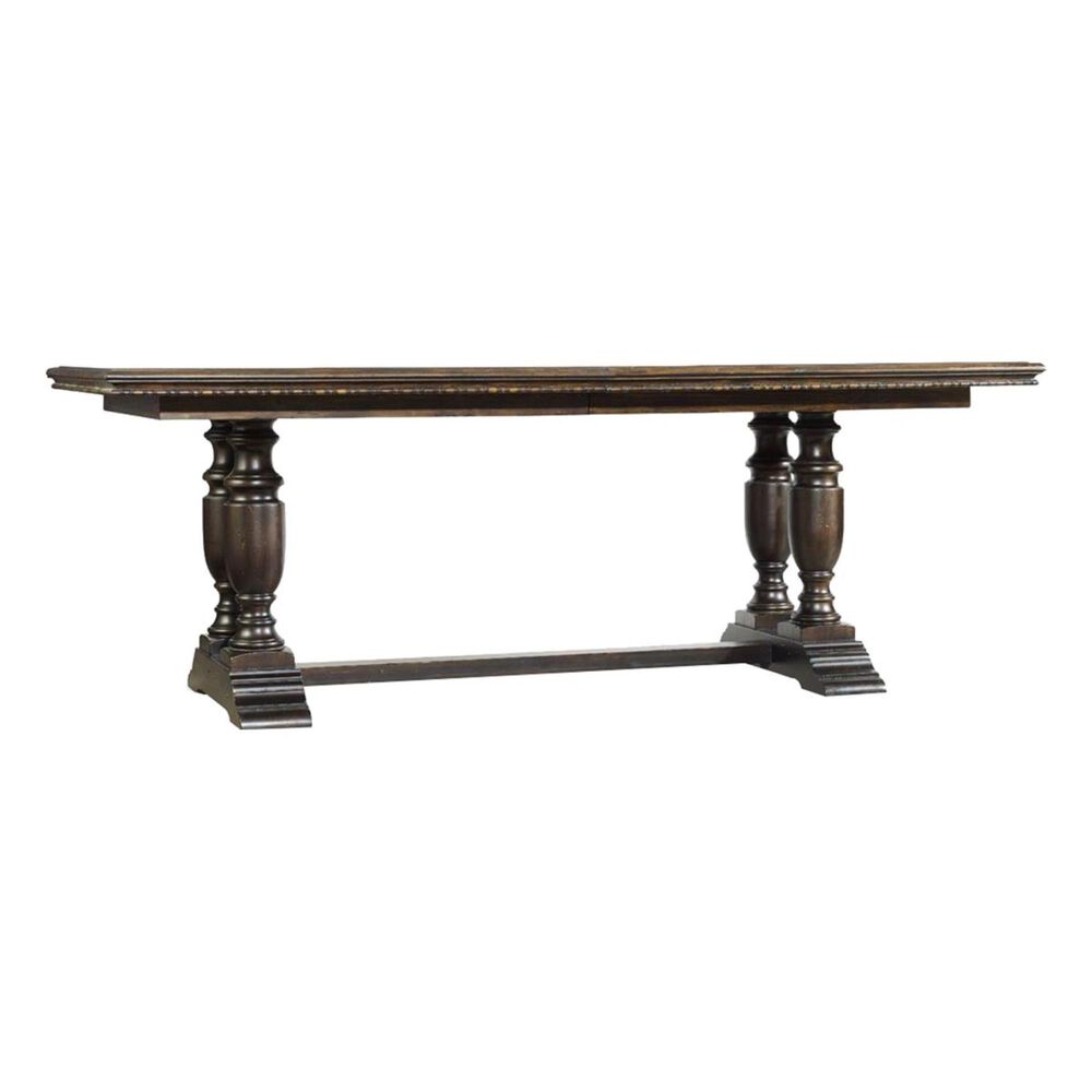 Hooker Furniture Treviso Trestle Dining Table in Dark Macchiato - Table Only, , large