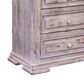 Fallridge Terra White 4 Piece Queen Bedroom Set in Vintage White, , large