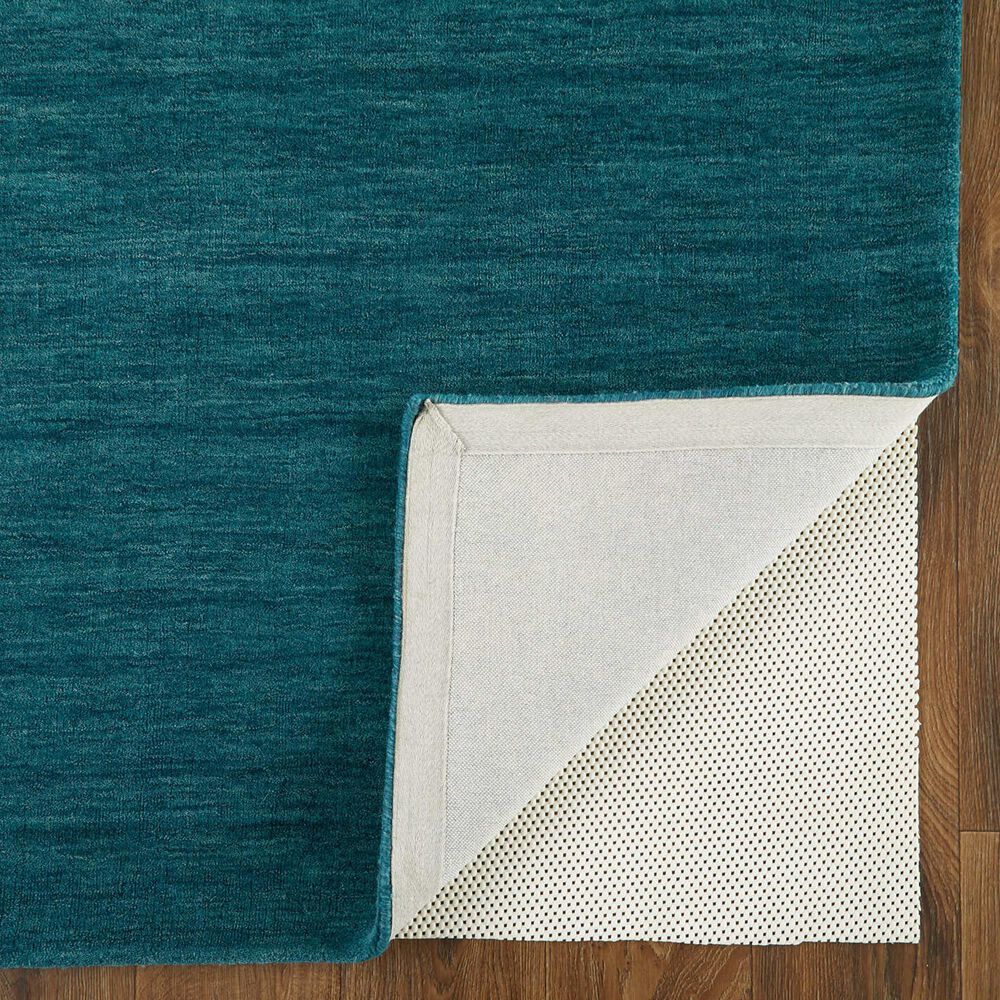 Feizy Luna 3&#39;6&quot; x 5&#39;6&quot; Teal Area Rug, , large