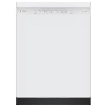Bosch 100 Series 24" Built-In Smart Dishwasher with 8 Wash Cycles in White, , large