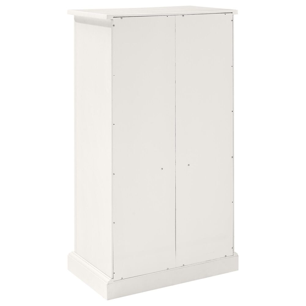 Crosley Furniture Seaside Accent Cabinet in White, , large