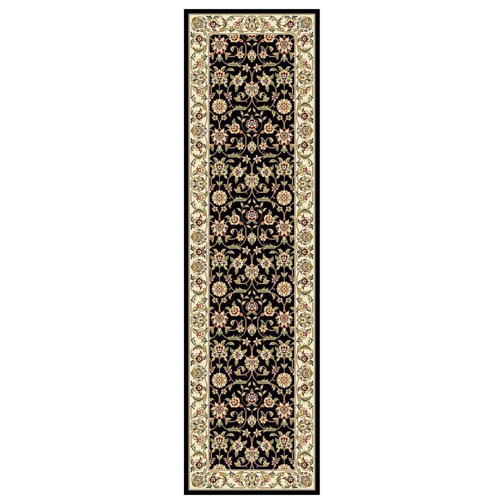 Safavieh Lyndhurst LNH316 2"3" x 6" Black and Ivory Runner, , large