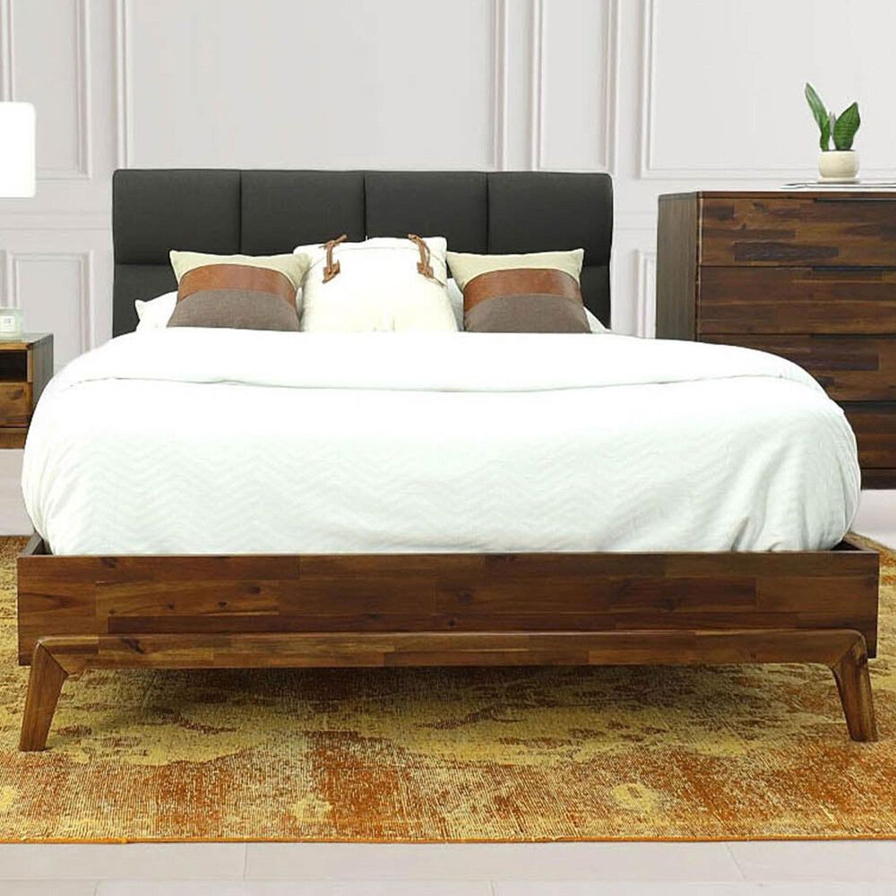 Lh Imports Remix Queen Bed in Brown, , large