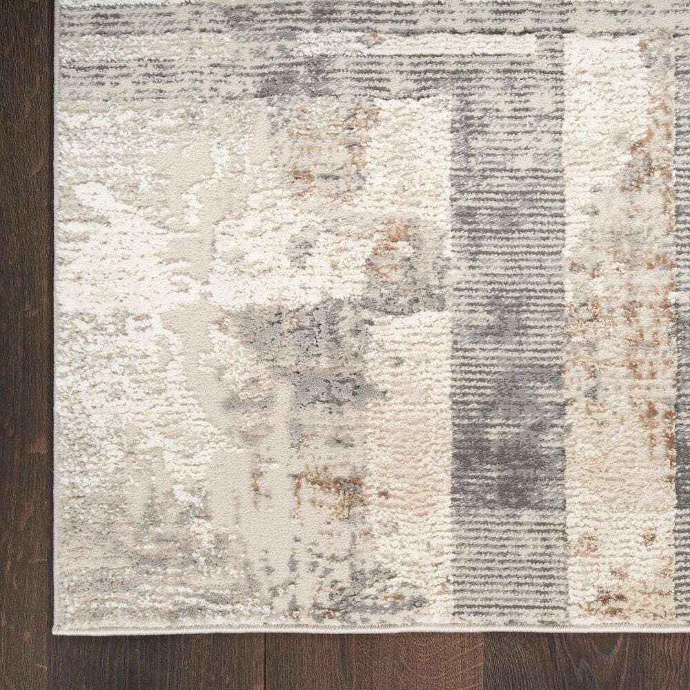 Nourison Sustainable Trends SUT02 2&#39;2&quot; x 7&#39;6&quot; Ivory and Multicolor Runner, , large