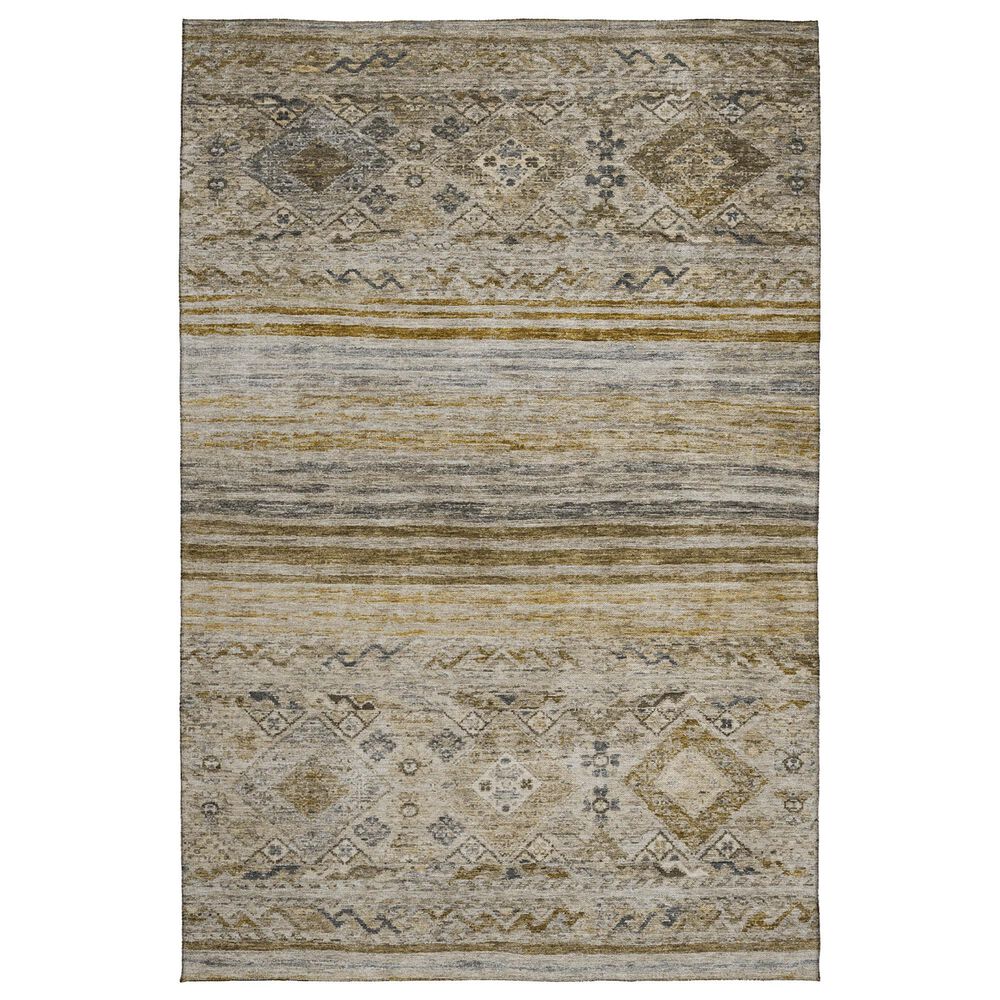 Dalyn Rug Company Karaj KJ4 5" x 7"6" Brown Indoor/Outdoor Area Rug, , large