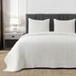 Ann Gish Pickstitch 3-Piece Queen Coverlet Set in Bone, , large