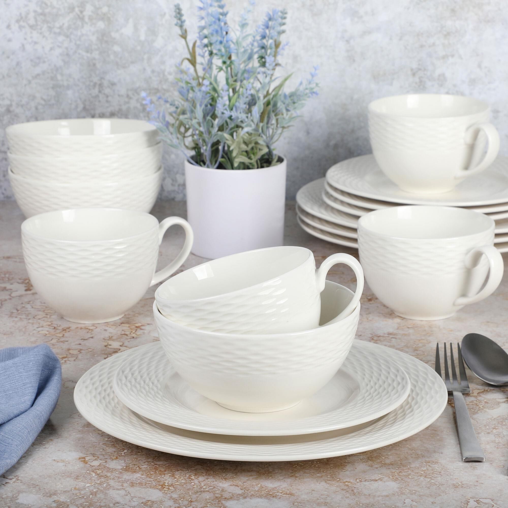 Gibson deals white dinnerware