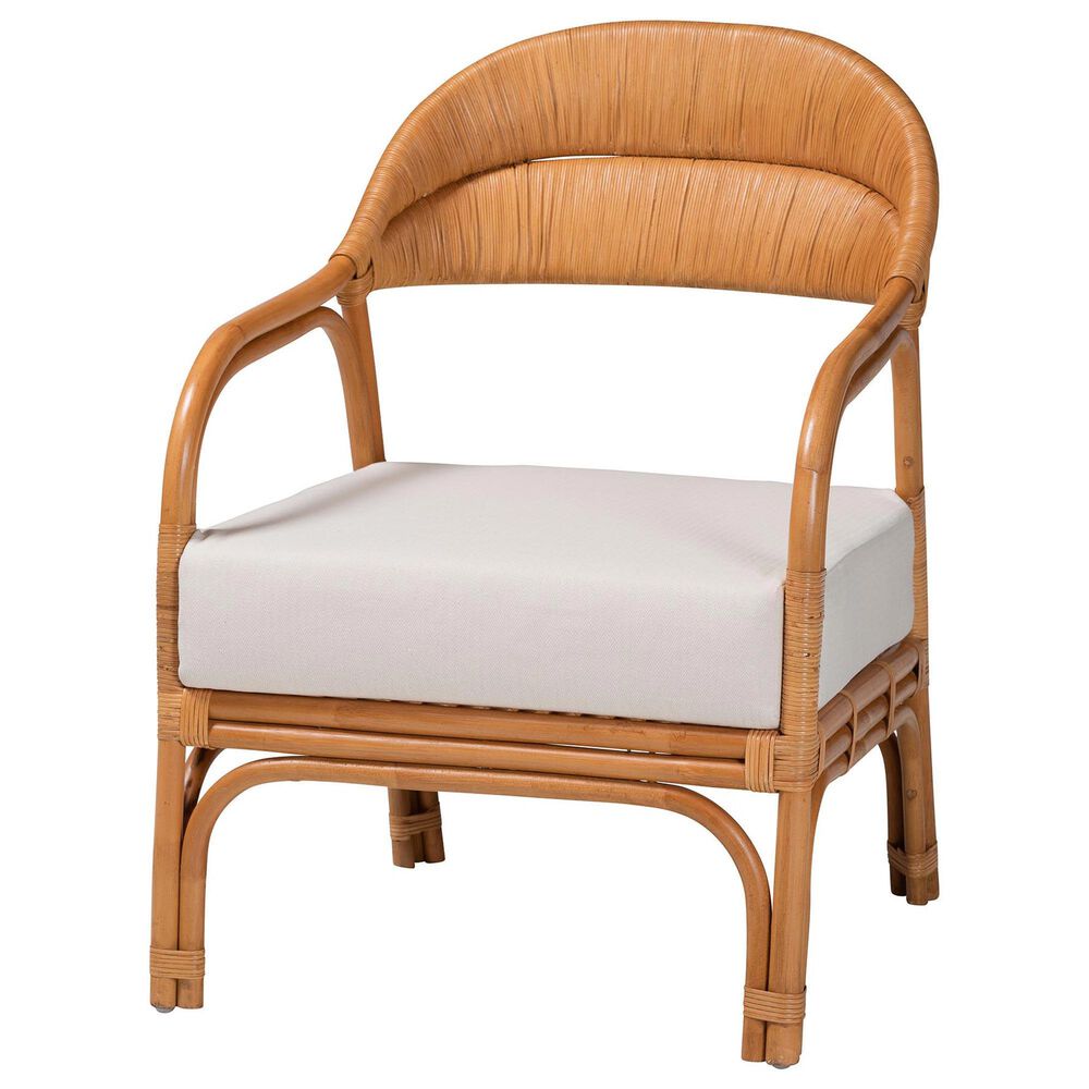 Baxton Studio Marisa Arm Chair in Neutral, , large