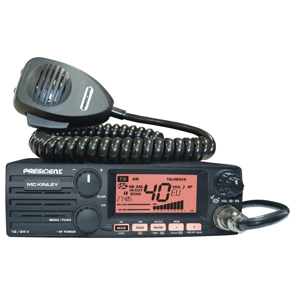 President Electronics 12/24V 40 Channel Cb Radio W/ Sb, , large