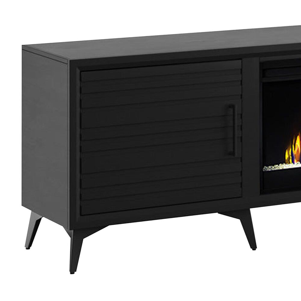 Endress International Malibu 95" Fireplace TV Stand in Moody Black, , large