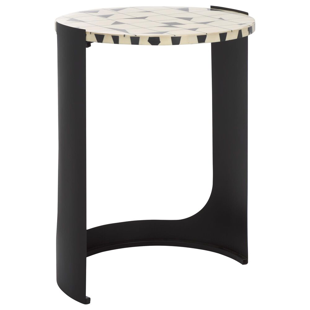 Safavieh Tomlinson Accent Table in Black and White, , large