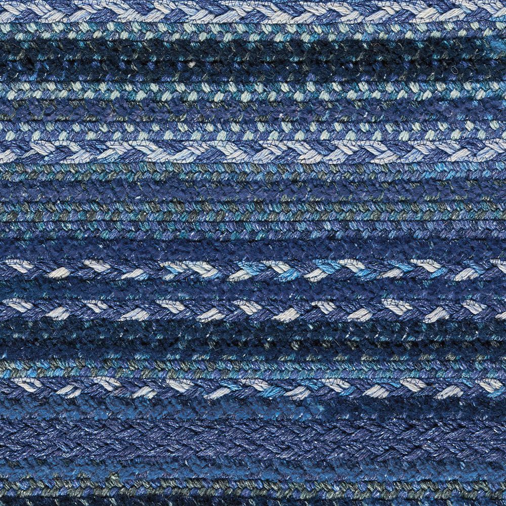 Capel Bayview 0036-470 5&#39;6&quot; Round Twilight Blue Area Rug, , large
