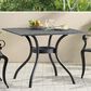 Hearth and Haven Cayman Outdoor Dining Table in Black - Table Only, , large
