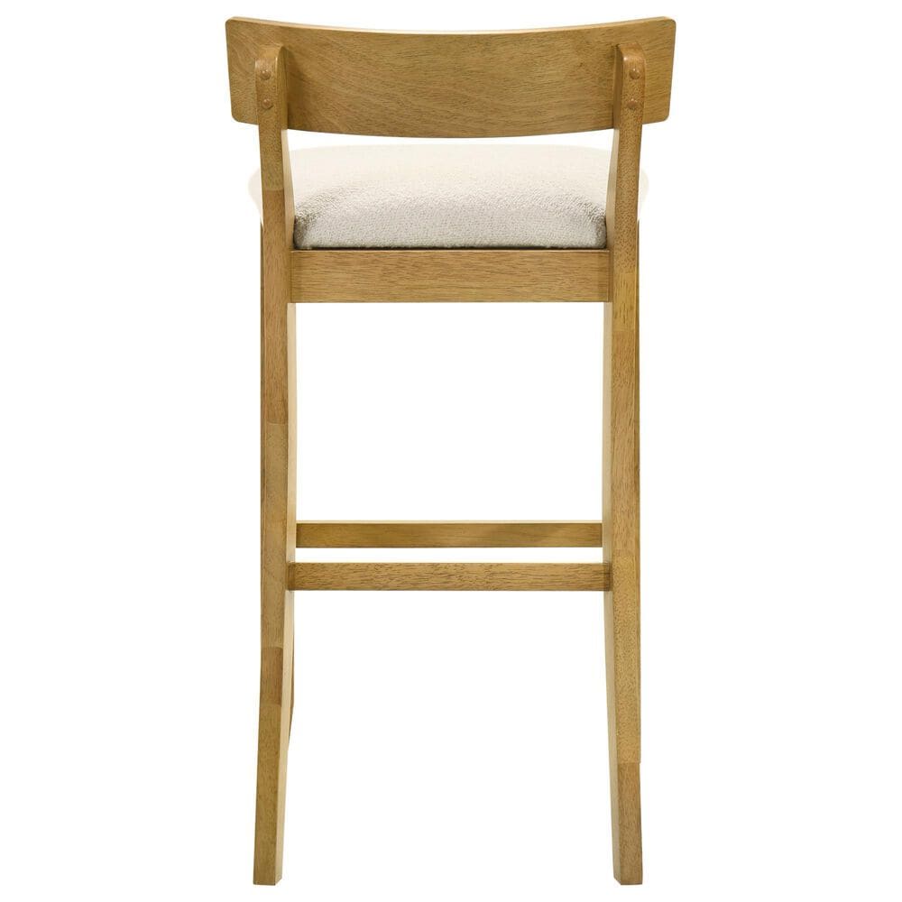 Armen Living Merie Bar Height Stool in Putty Brown, , large