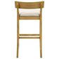Armen Living Merie Bar Height Stool in Putty Brown, , large