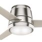 Hunter Commodus 44" Ceiling Fan with LED Light in Brushed Nickel, , large