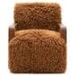 Furniture of America Neyra Long-Haired Accent Chair in Camel Brown, , large