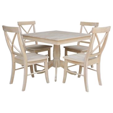 International Concepts 5-Piece Dining Set in Unfinished, , large