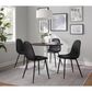 LumiSource Pebble Dining Table in White and Black - Table Only, , large
