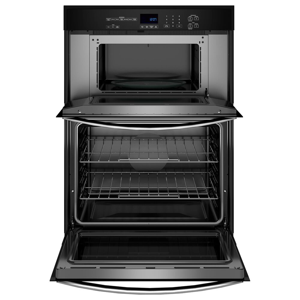 Whirlpool 30&quot; Self-Cleaning Microwave Wall Oven Combo in Stainless Steel, , large