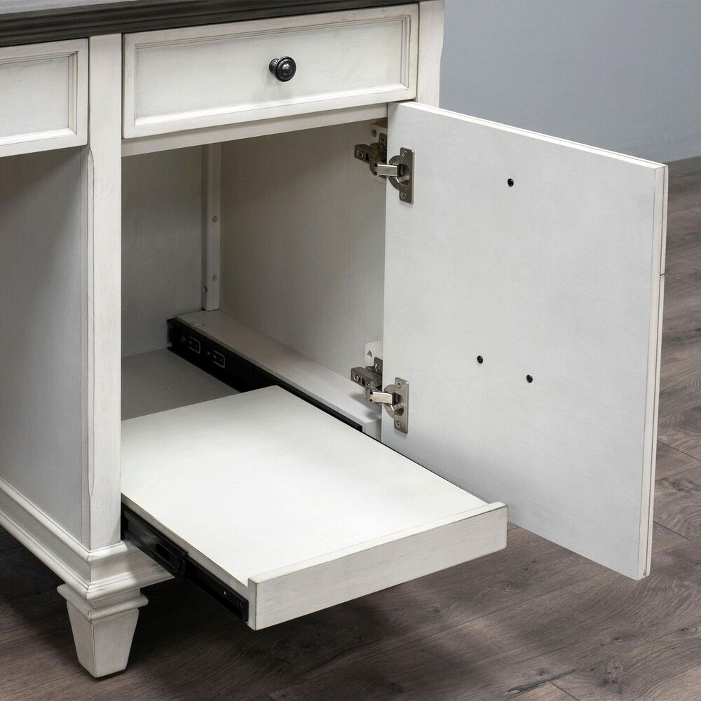 Wycliff Bay Hartford Credenza in White and Gray, , large