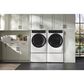 Electrolux 700 Series 4.5 Cu. Ft. Front Load Washer and 8.0 Cu. Ft. Gas Dryer Laundry Pair with Two Pedestals in Matte White, , large