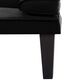 HOMLUX 65" Futon Sleeper Sofa Bed with Adjustable Backrest and Cup Holders in Black, , large