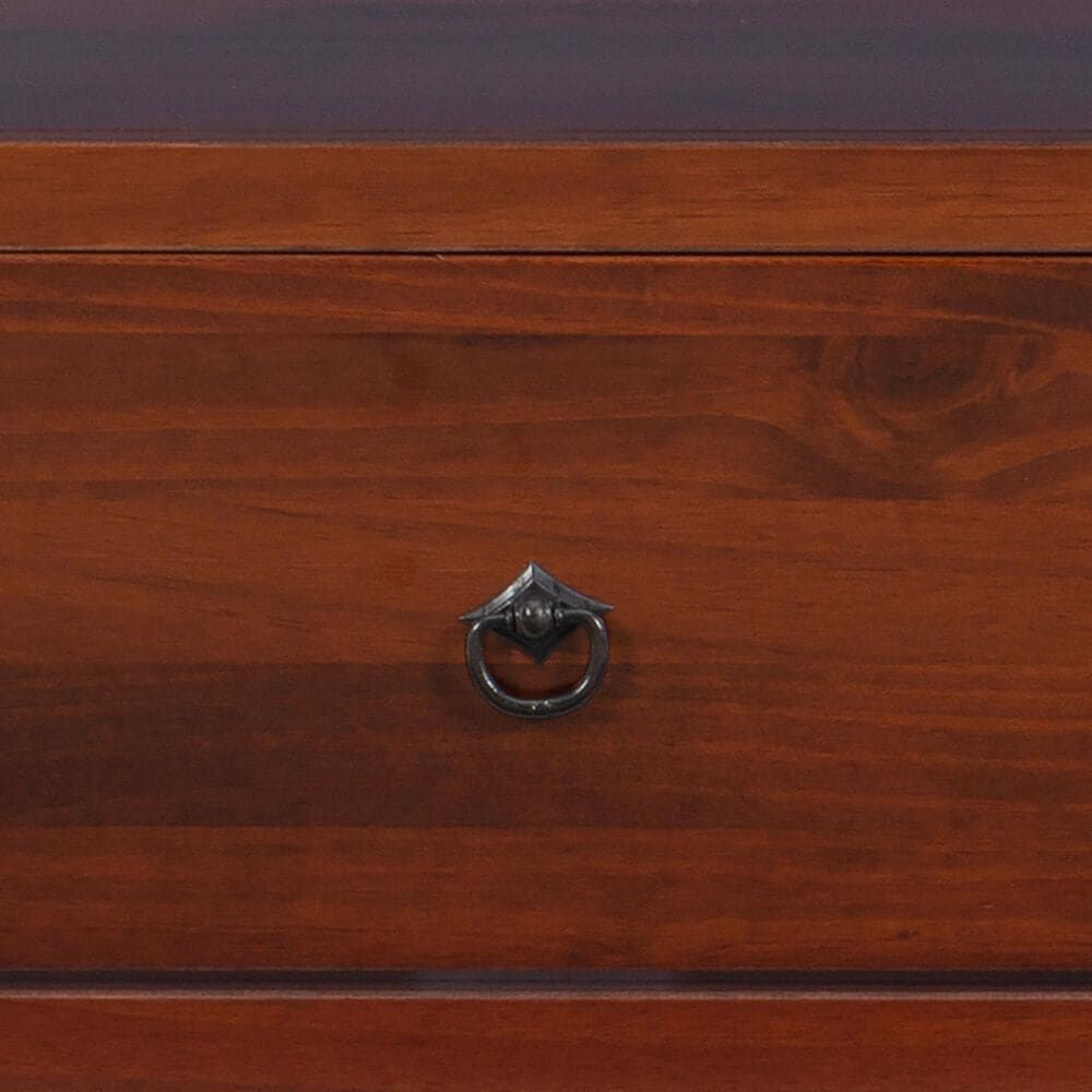 Linon Home Decor Titian Media Center in Antique Tobacco, , large