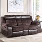 Steve Silver Pueblo Manual Recliner Console in Coffee, , large