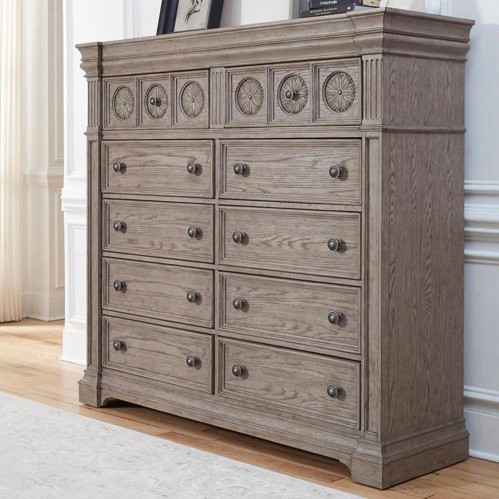 Chapel Hill Kingsbury Master Chest in Gray and Brown Nebraska