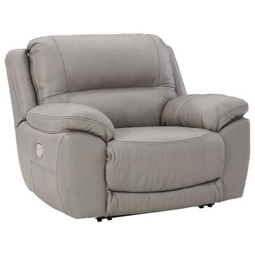 Signature Design by Ashley Dunleith Zero Wall Power Recliner with Power Headrest in Stone, , large