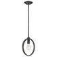Golden Lighting Colson 1-Light Mini Pendant in Matte Black, , large