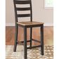 Ashley Gesthaven Counter Stool in Light Natural and Dark Brown, , large