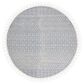 Safavieh Natura NAT852A 6" Round Ivory and Grey Area Rug, , large