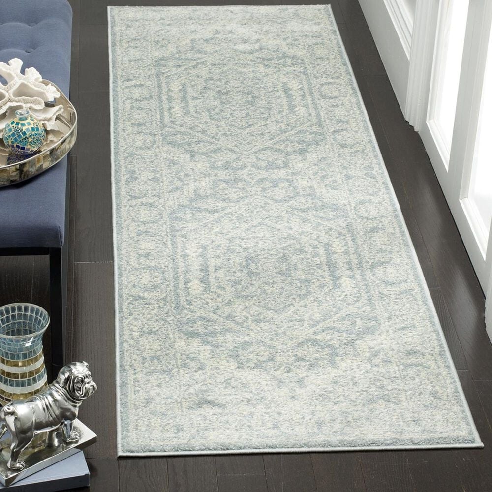 Safavieh Adirondack ADR108T-28 2"6" x 8" Slate/Ivory Runner, , large