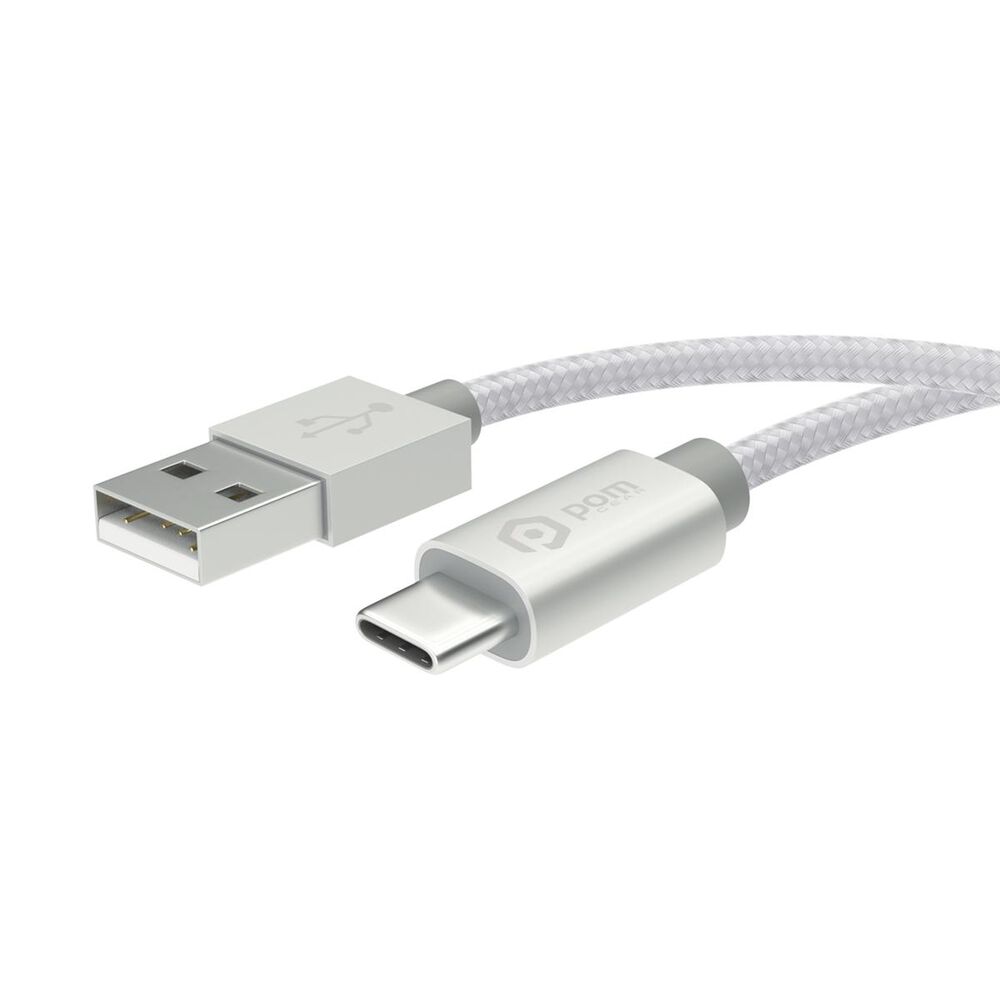 Pom Gear 10" USB A to Type C Braided Cable, , large