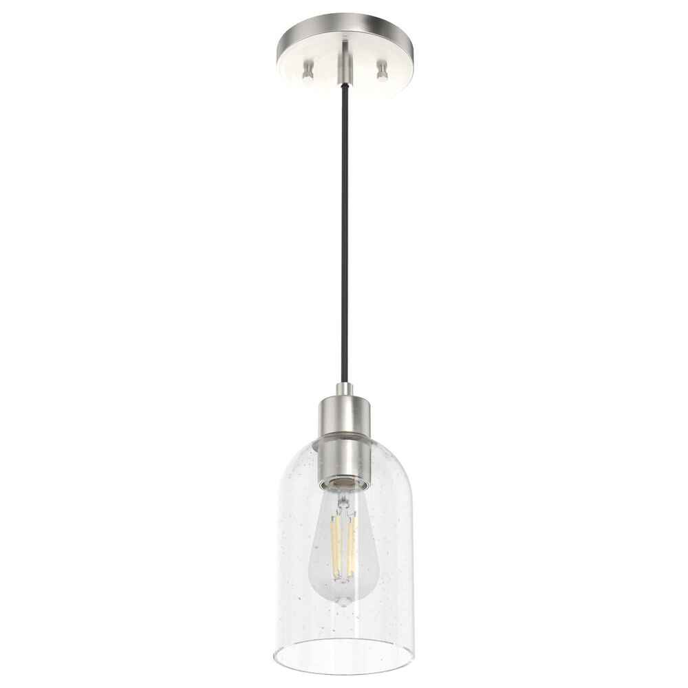 Hunter Lochmeade 1-Light Mini Pendant in Brushed Nickel, , large