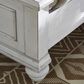 Ashley Kanwyn Queen Storage Bed in Distressed Whitewash, , large