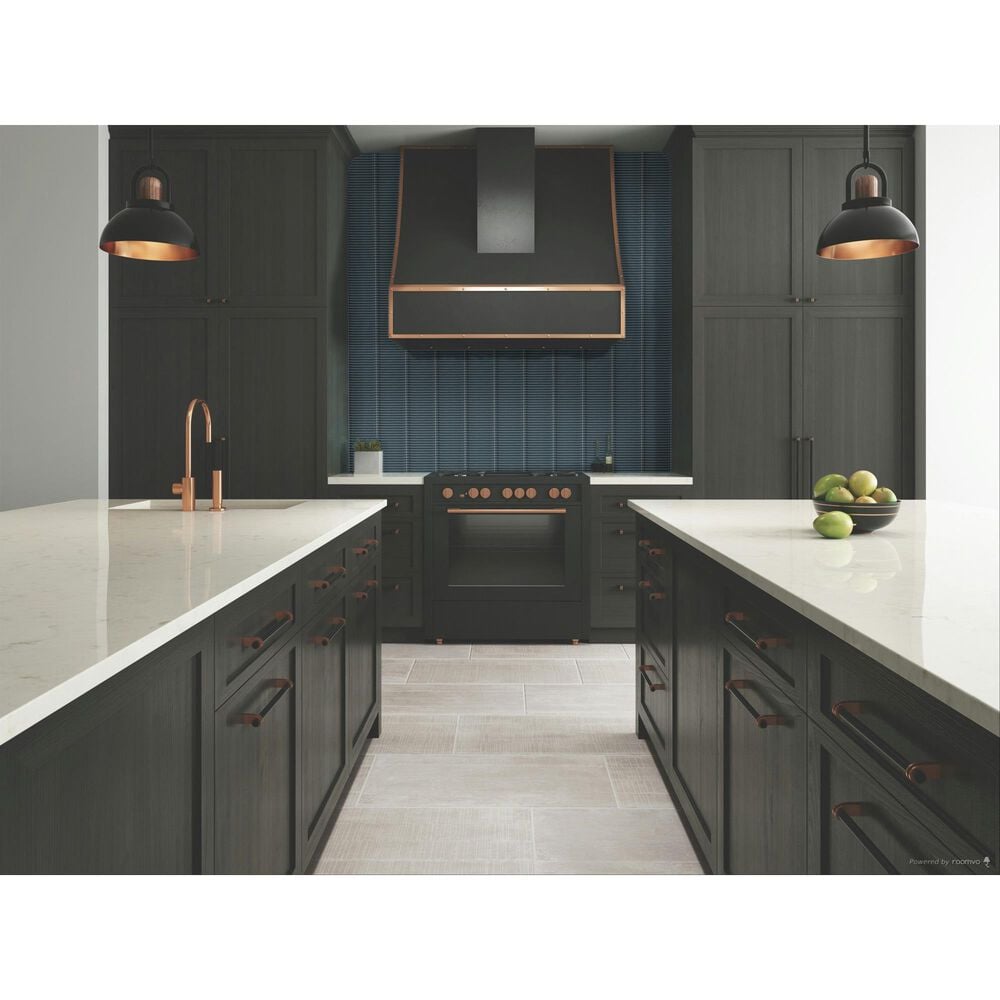 Dal-Tile Artefino Vintage Angelite 2" Floret on 12" x 12" Porcelain Mosaic Sheet, , large