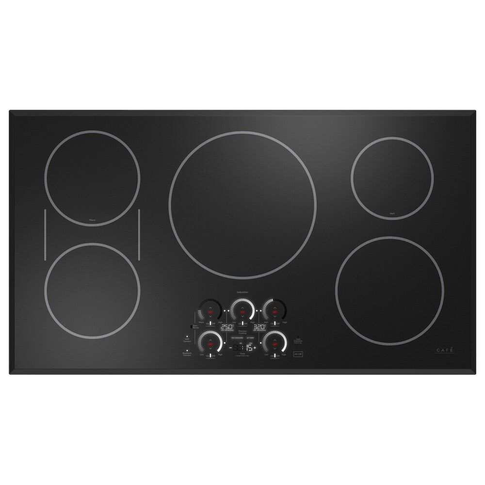 Cafe 36&quot; Electric Induction Built-In Cooktop in Black, , large
