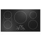 Cafe 36" Electric Induction Built-In Cooktop in Black, , large